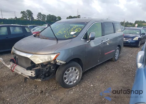 2012 Nissan Quest S z USA, uszkodzony, nr VIN JN8AE2KP2C9033243